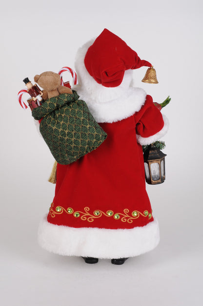 CC18-77 Lighted 'O' Tannebaum Santa