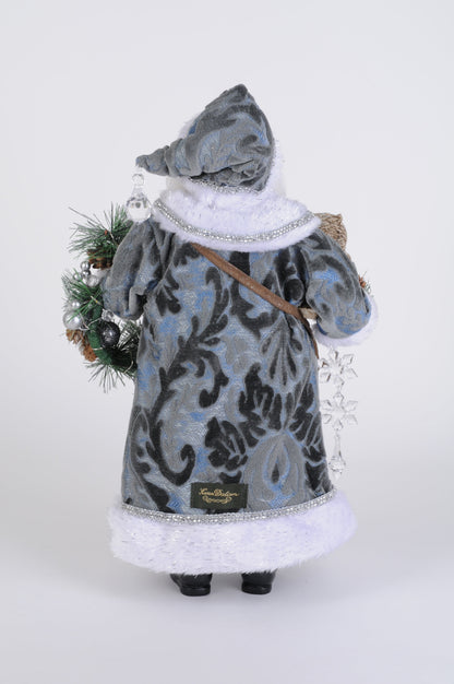 CC18-80 Lighted Snowy Serenity Santa