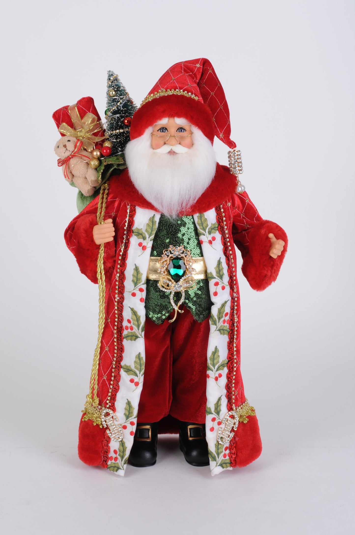 CC18-88 Lighted Holly Jolly Santa