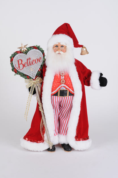 CC18-90 Lighted Believe in the Magic Santa