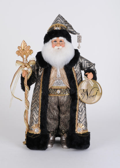 CC18-92 Silver and Gold Noel Santa
