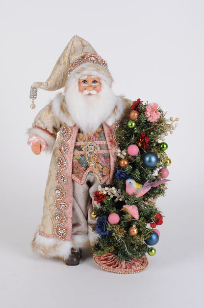 CC18-93 Lighted Victorian Elegance Santa
