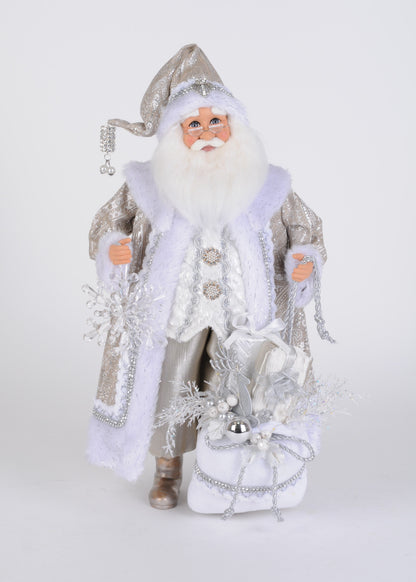 CC18-94 Lighted White Christmas Santa