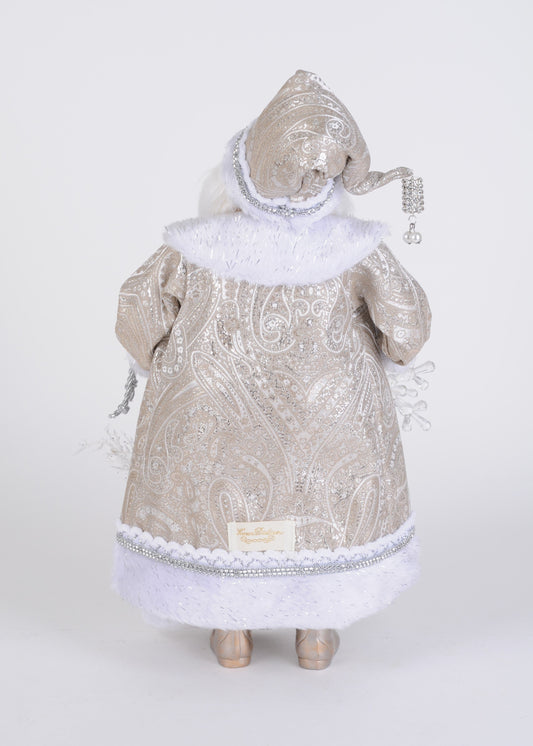 CC18-94 Lighted White Christmas Santa