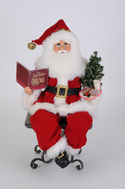 CC20-60 Lighted Story Time Sitting Santa