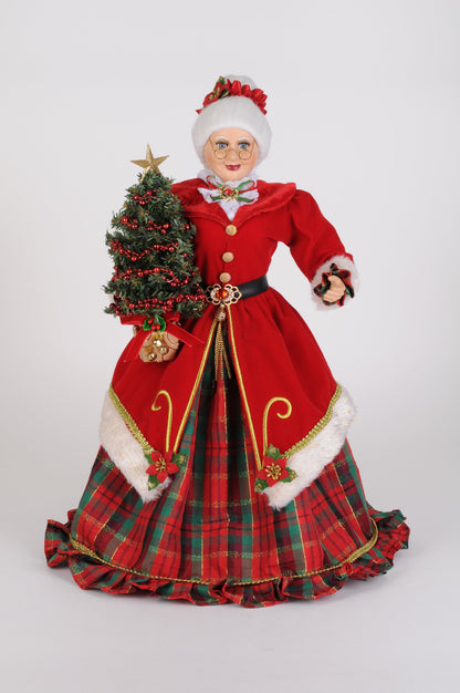 CC20-63R Lighted 20" Traditional Mrs. Claus