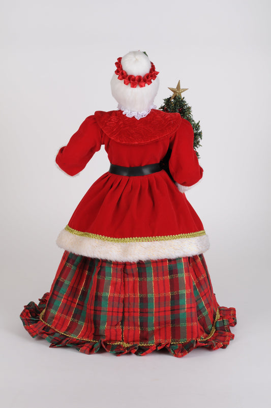 CC20-63R Lighted 20" Traditional Mrs. Claus