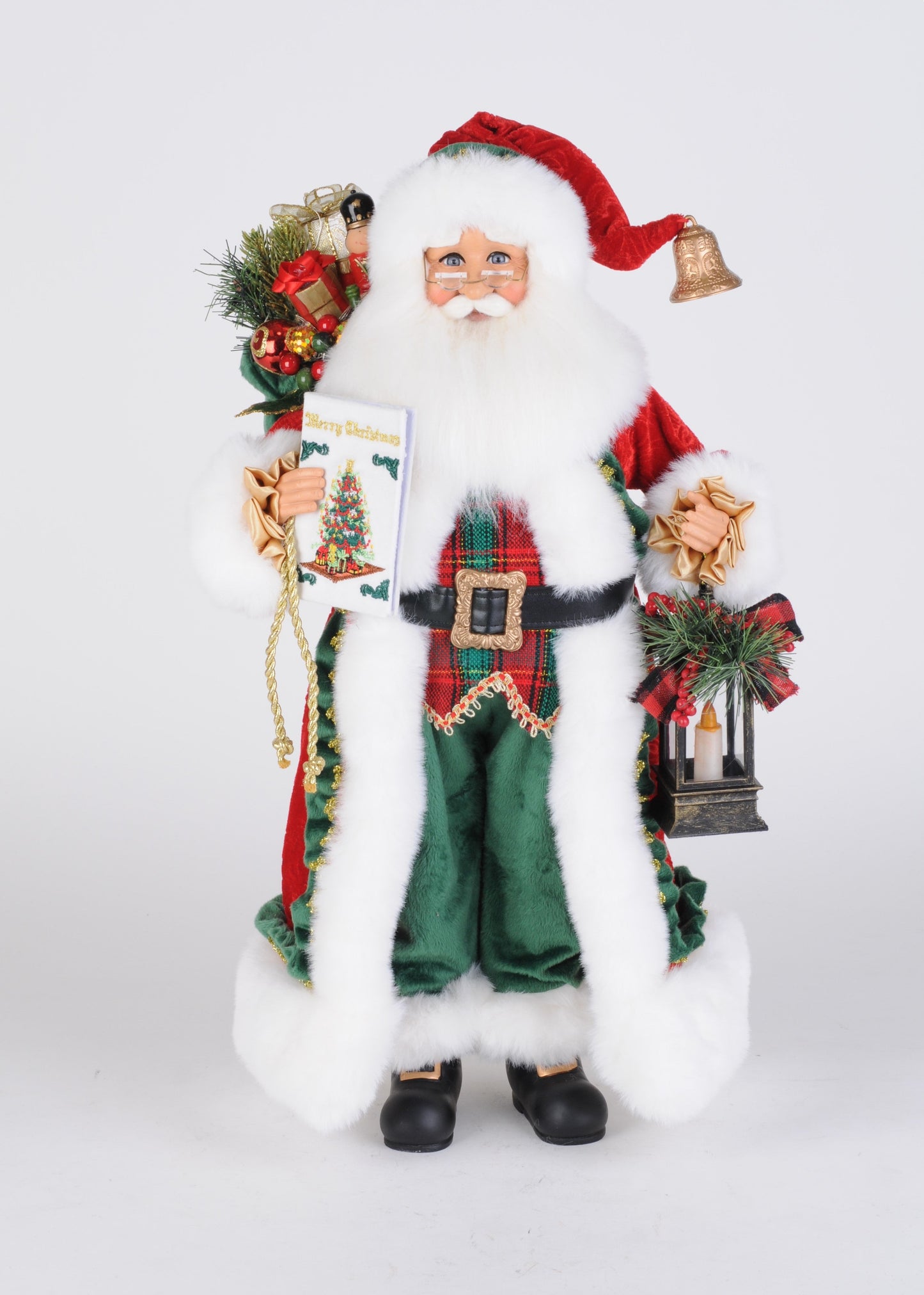 CC20-64 Lighted Christmas Stories Santa Small
