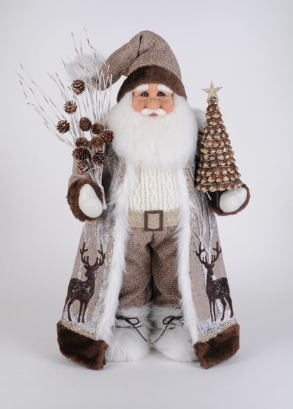 CC24-01 Lighted Winter Woods Santa