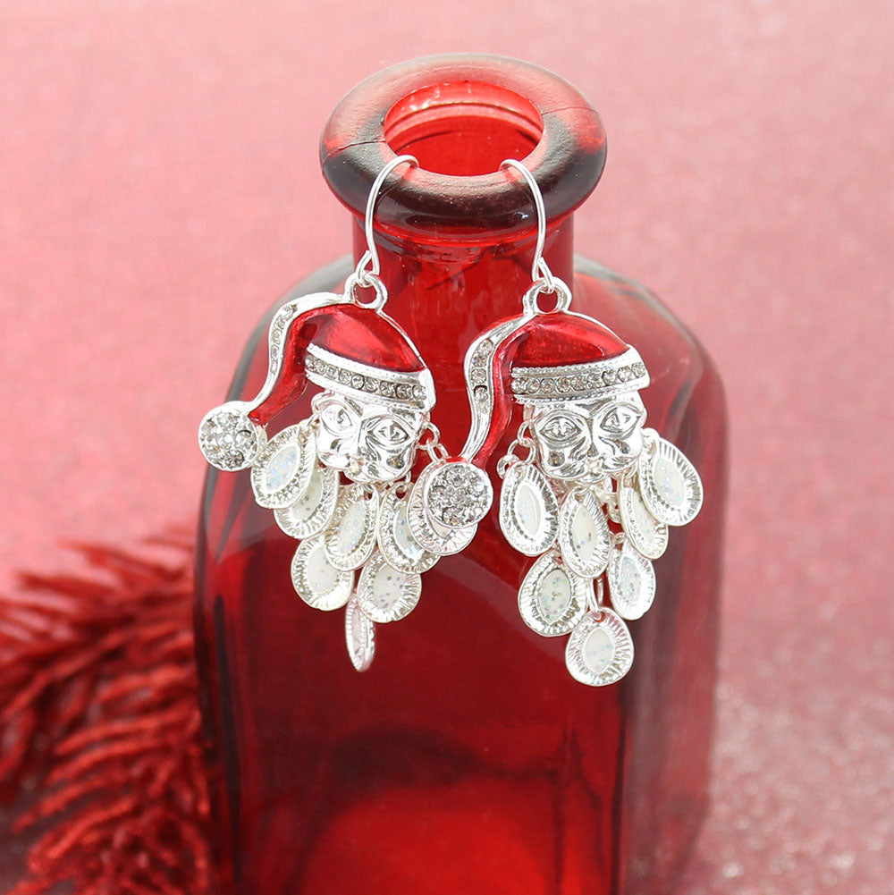 Santa Face Beard Earrings