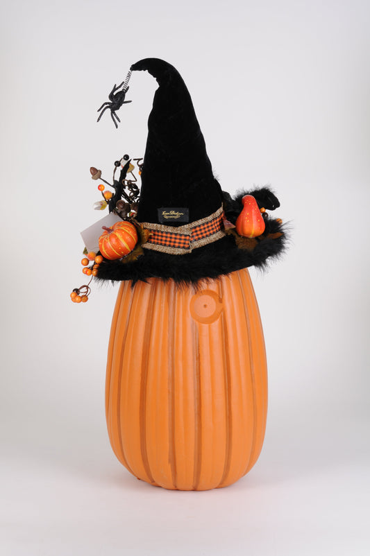 HA022 Lighted Tall Fiber Optic Pumpkin