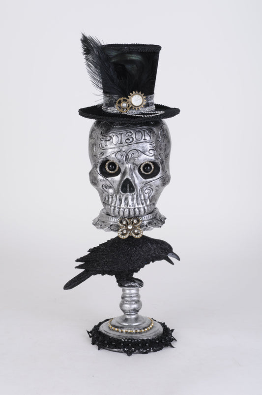 HA20-04 Silver Skull Pedestal