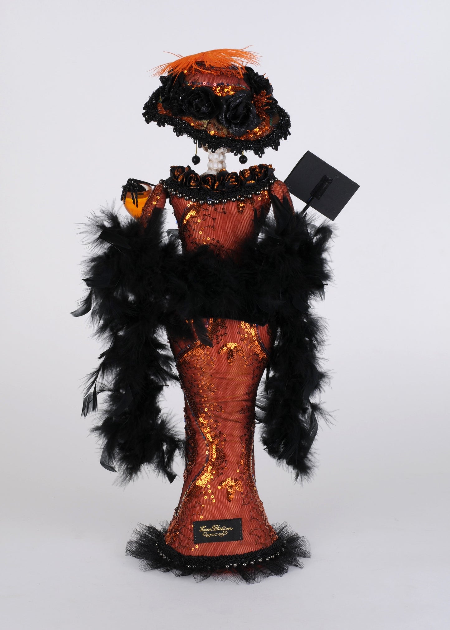 HA22-07R Wine Divine Lady Skeleton (orange)