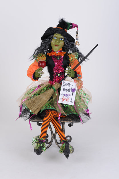 HA26-11 Glitzy Wine Witch