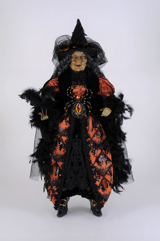 HA26-21 Orange Standing Witch