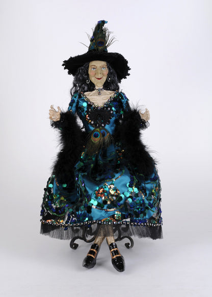 HA26-26 Glitzy Pecock Witch