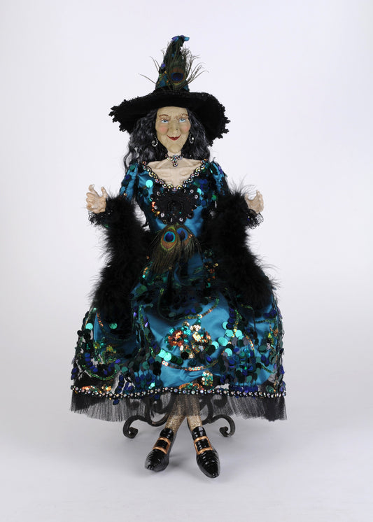 HA26-26 Glitzy Pecock Witch