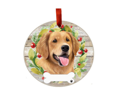 E&S Pets Ceramic Round Ornaments