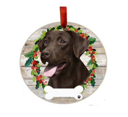 E&S Pets Ceramic Round Ornaments