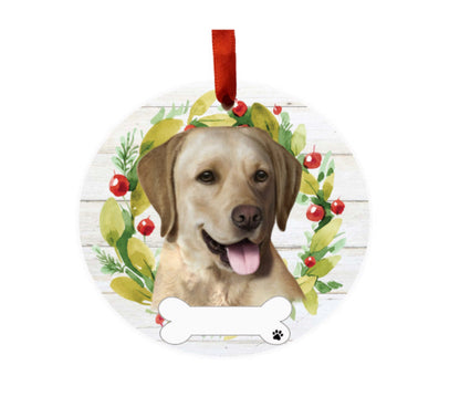 E&S Pets Ceramic Round Ornaments