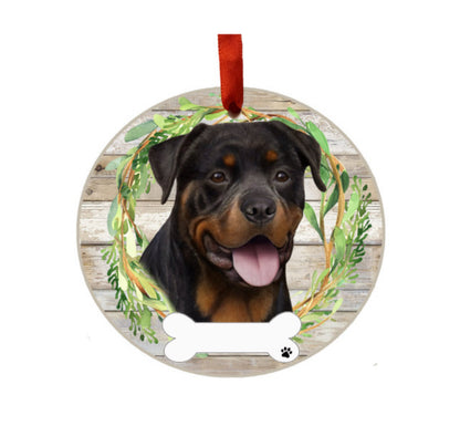 E&S Pets Ceramic Round Ornaments