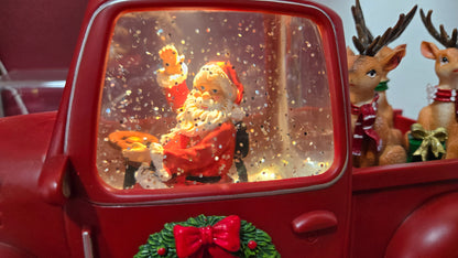 6" LED Swirl Truck, Santa