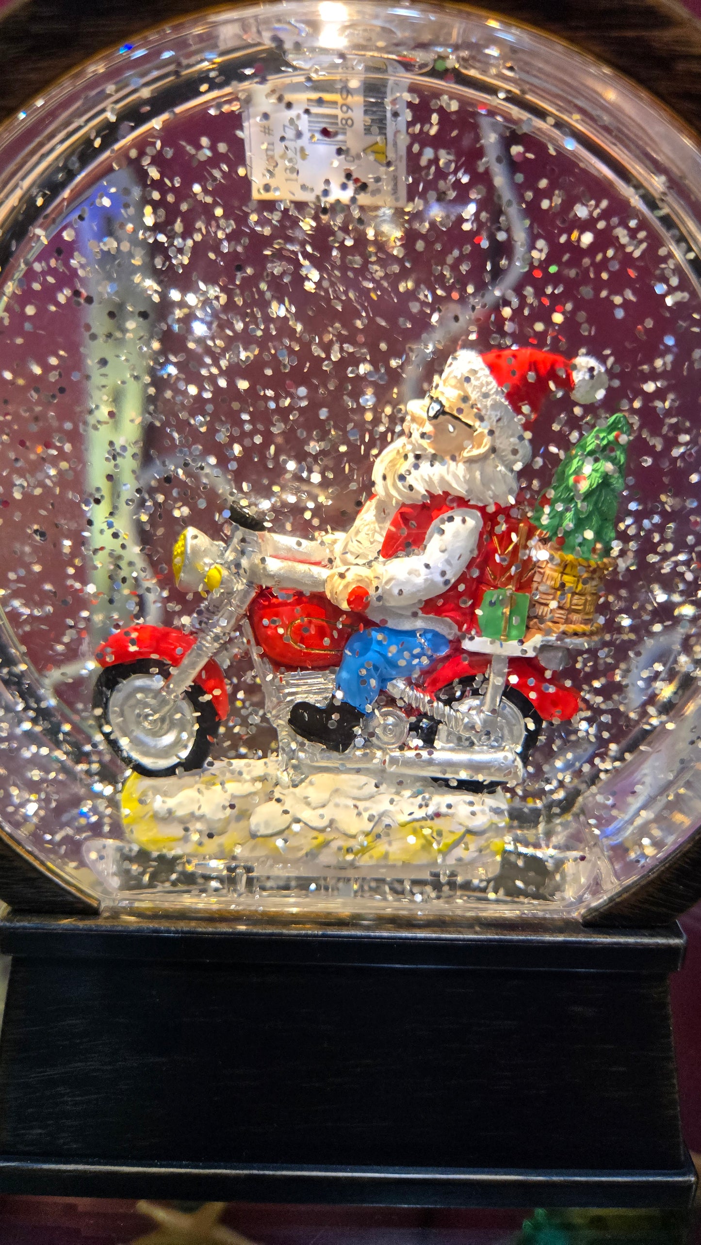 Lighted Swirl Motorcycle