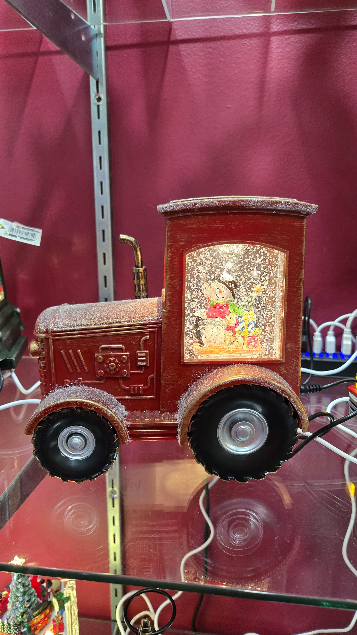 Lighted Swirl Tractor