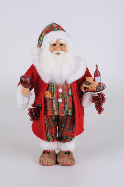 Midnight Snacking w/Wine Santa
