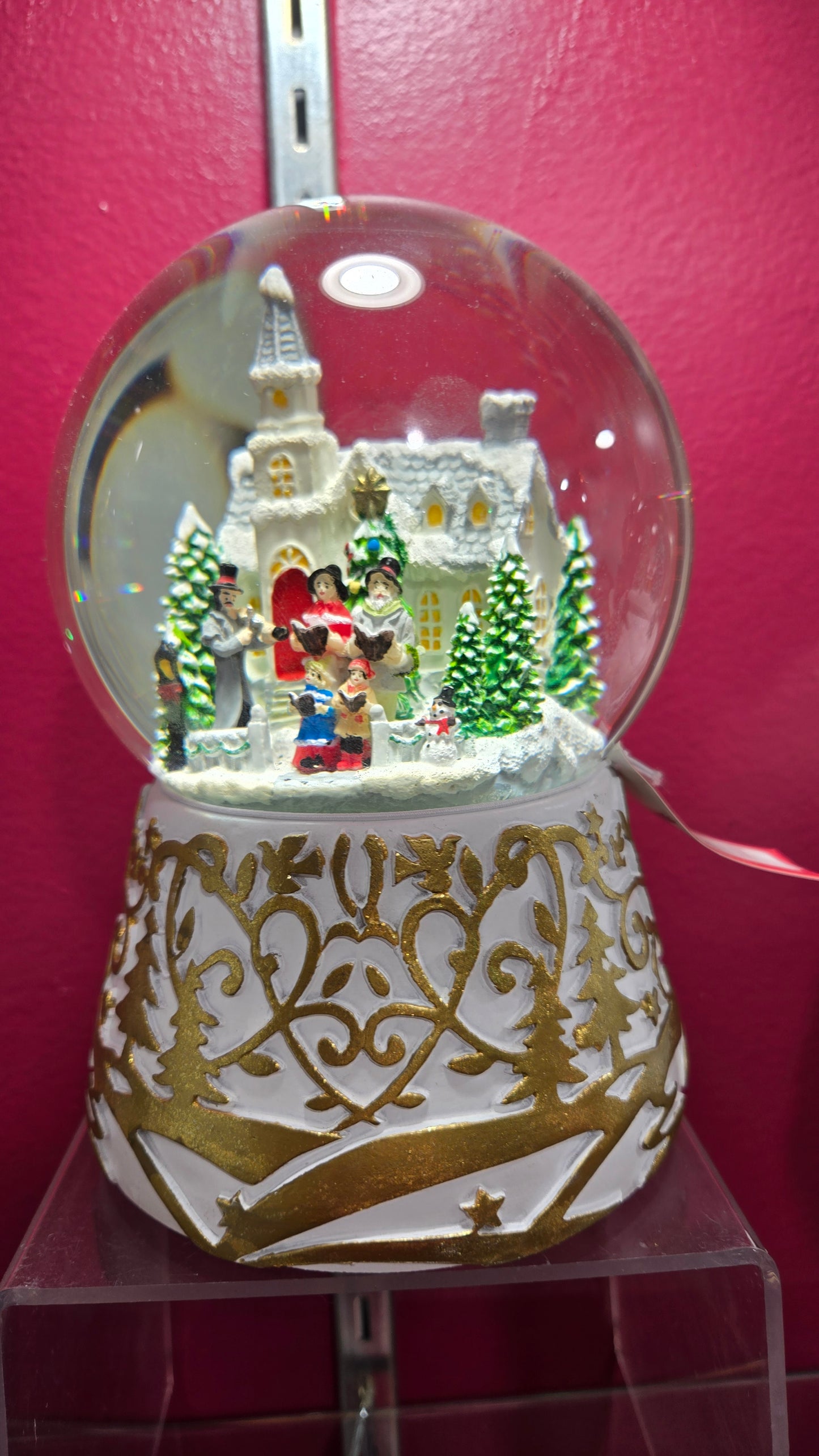 7" Musical Church Dome w/Choir