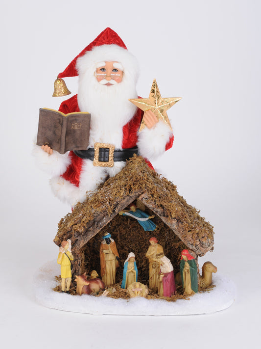 SC-53 Lighted Nativity Santa