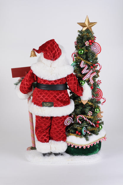 SC-63 Lighted North Pole Bakery Santa