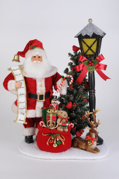SC-64 Lighted Christmas Harmony Lamp Post