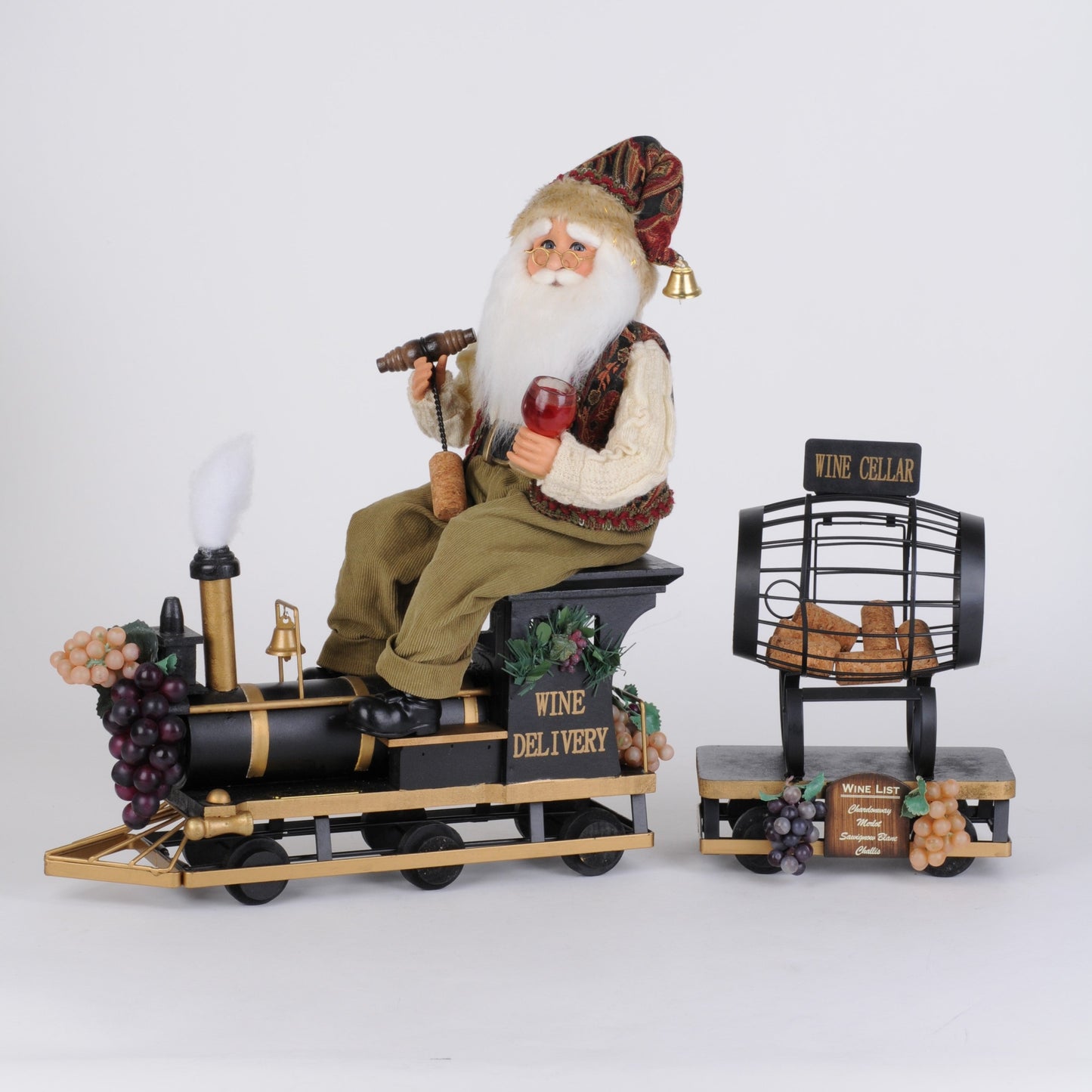 SC-67 Wine Delivery, 2 pc. Train Santa