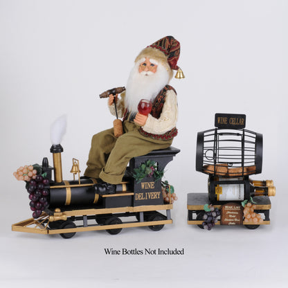 SC-67 Wine Delivery, 2 pc. Train Santa