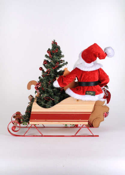 SC-69 Lighted Gingerbread Bakery Sleigh