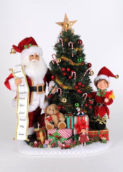 SC-71 Lighted Christmas Presents Santa