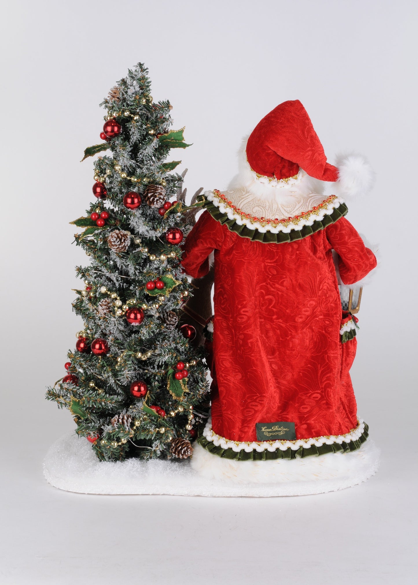 SC-73 Lighted Woodland Eve of Christmas Santa