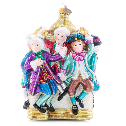 10 LORDS LEAPING GLASS ORNAMENT