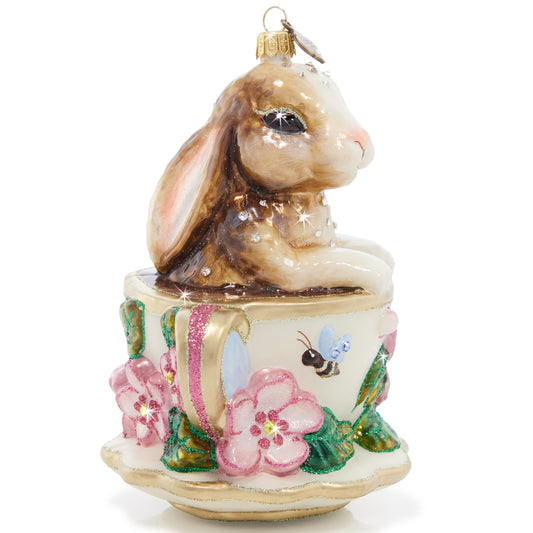 Bunny Teacup Ornament