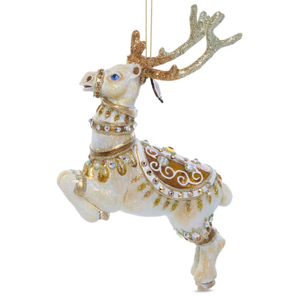 Blitzen Glass Ornament