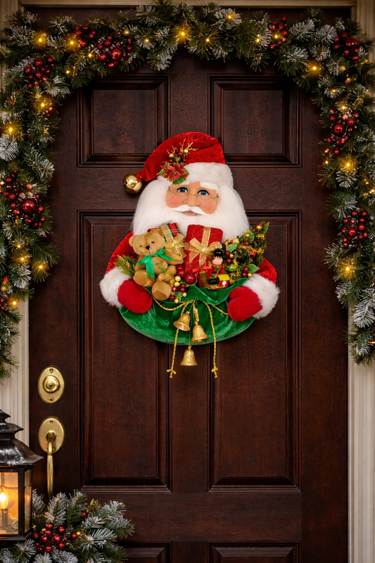 SH20-01 Santa Head w/ Gift Bag