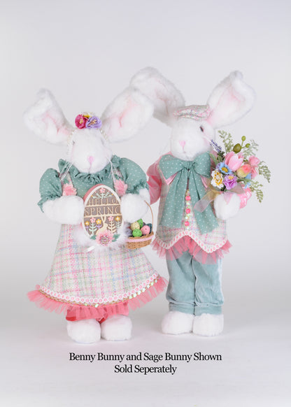 SP067 Lighted Sage Bunny