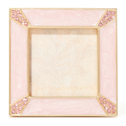Leland Pave Corner 2" Frame - Baby Pink