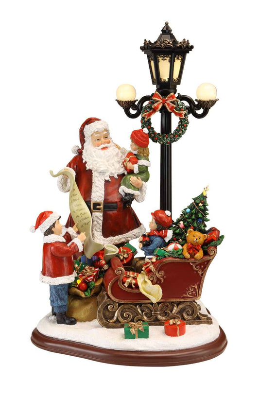 Santa Sleigh Street Lamp