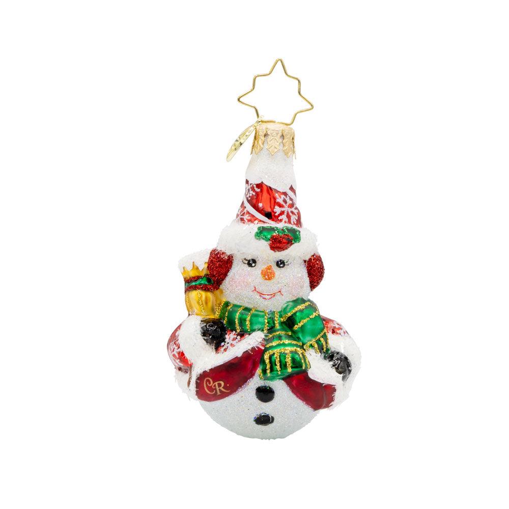 Swept Up Snowman Gem