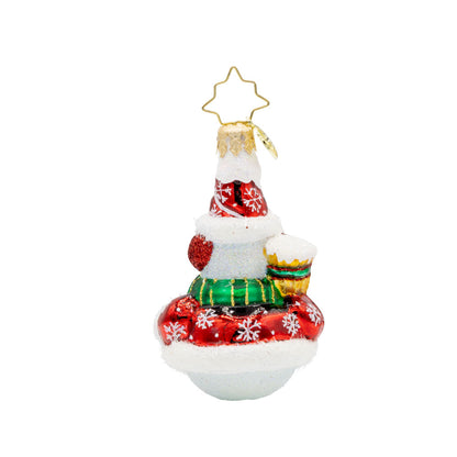 Swept Up Snowman Gem