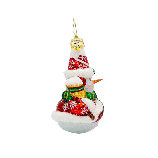 Swept Up Snowman Gem