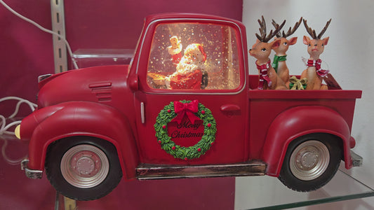6" LED Swirl Truck, Santa